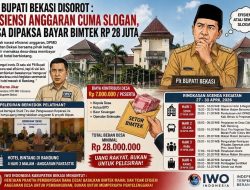 Plt Bupati Bekasi Disorot : Efisiensi Anggaran Cuma Slogan, Desa Dipaksa Bayar Bimtek Rp 28 Juta