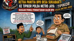 Diduga Ada Pungutan Rp. 5 Juta terhadap Calon BPD, LSM ANKER Laporkan Ketua Panitia BPD Desa Sukabakti ke Tipikor Polda Metro Jaya