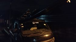 Diduga Kangkangi Aturan, ( G Piber ) Pasangan Tiang Fiber Optik Tanpa Izin.