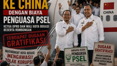 Dibiayai Pengusaha PSEL, ANKER Soroti Dugaan Gratifikasi Keberangkatan Ke China Rombongan Wali Kota Dan Pejabat Kota Bekasi