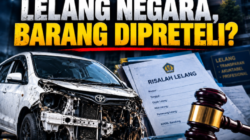 Lelang Negara, Barang Dipreteli? Ketika SOP Berhenti di Atas Kertas dan Jejak Permainan Justru Tersembunyi di Gudang