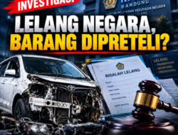 Lelang Negara, Barang Dipreteli? Ketika SOP Berhenti di Atas Kertas dan Jejak Permainan Justru Tersembunyi di Gudang