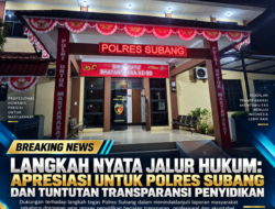 Langkah Nyata Jalur Hukum: Apresiasi untuk Polres Subang dan Tuntutan Transparansi Penyidikan